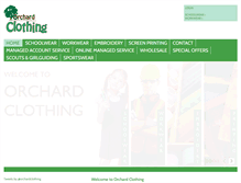 Tablet Screenshot of orchardclothing.co.uk